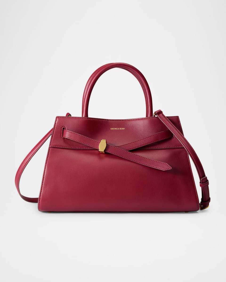 Dash Buckle Leather Crossbody Bag